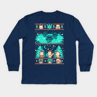 Winter Fantasy Kids Long Sleeve T-Shirt